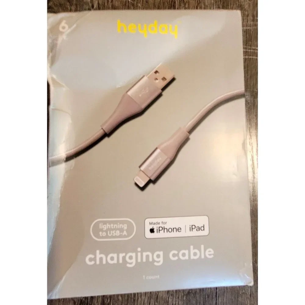 Heyday 6 ft Micro USB to USB-A Charging Cable